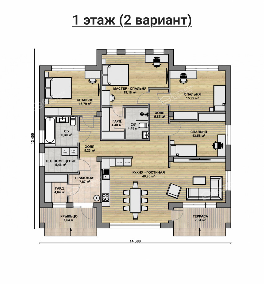 Дом из камня VZ-780